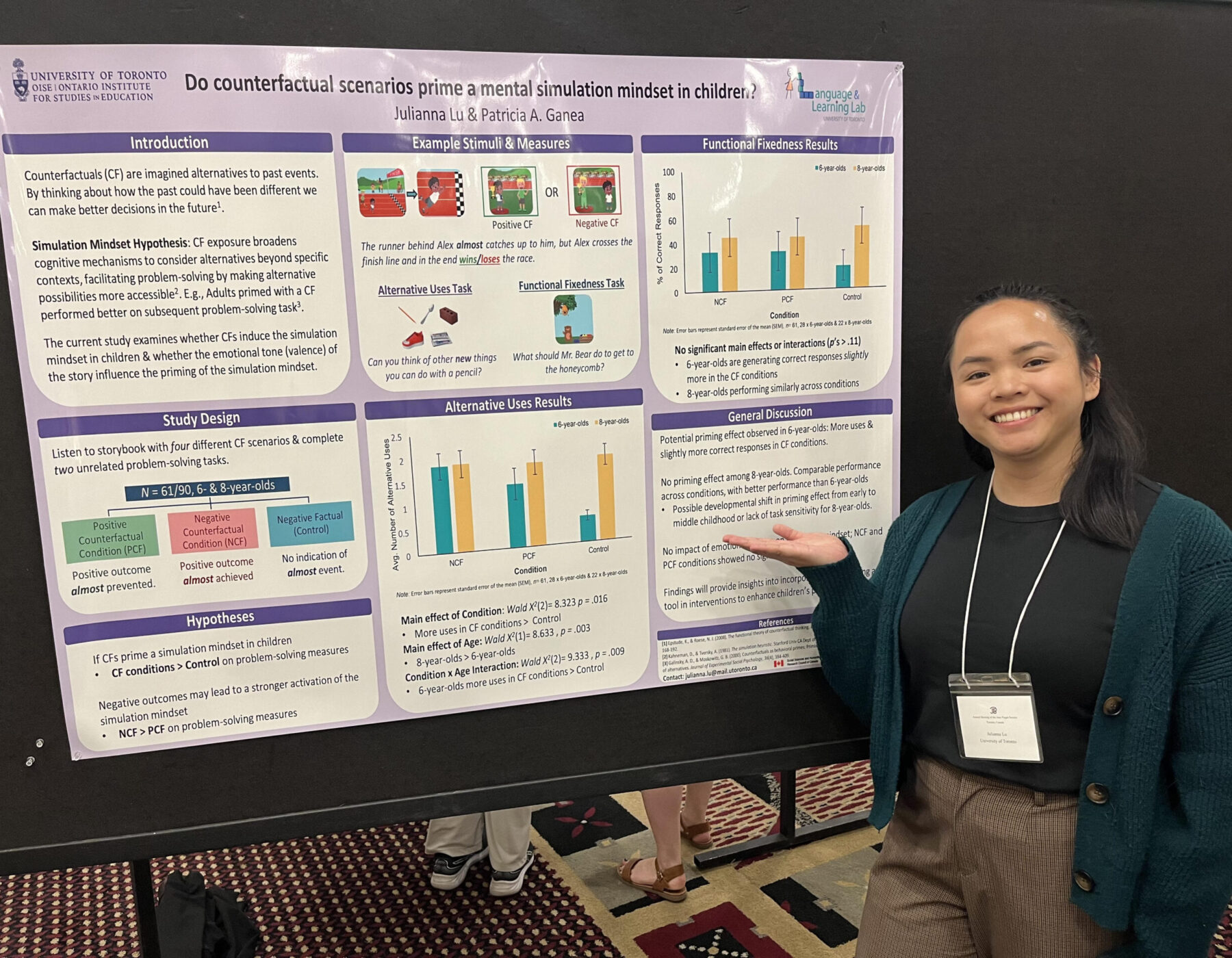 Julianna Lu presented at the Jean Piaget Society Conference 2024 ...